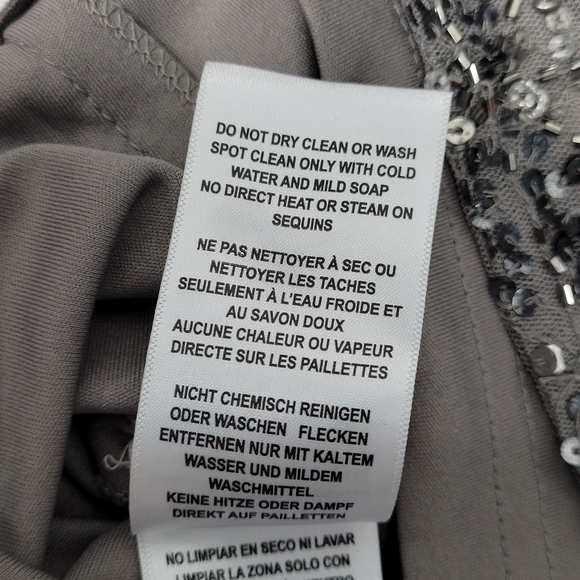 Adrianna Papell Fitted Sequin Mid-length Dress - Picture 12 of 14